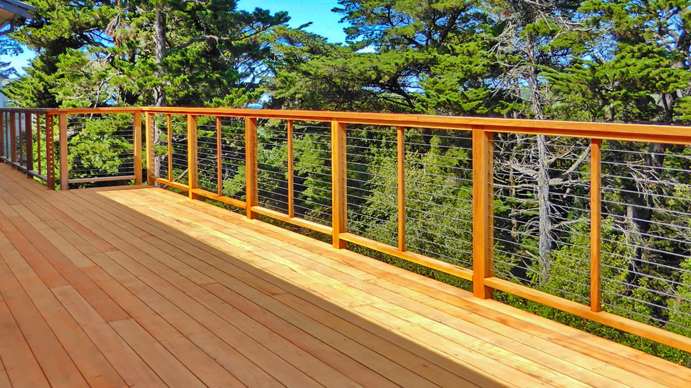 feeny cable rail kits wood post railing