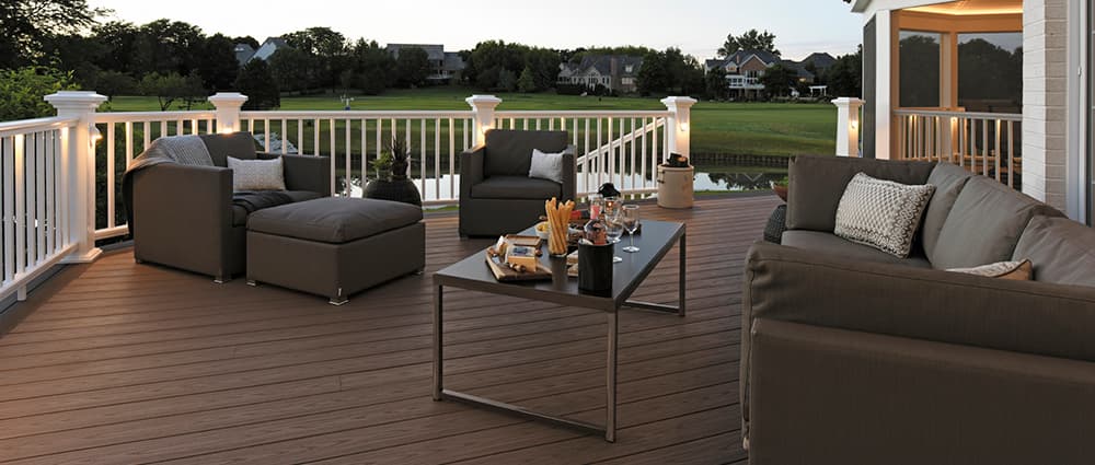 azek harvest autumn composite decking